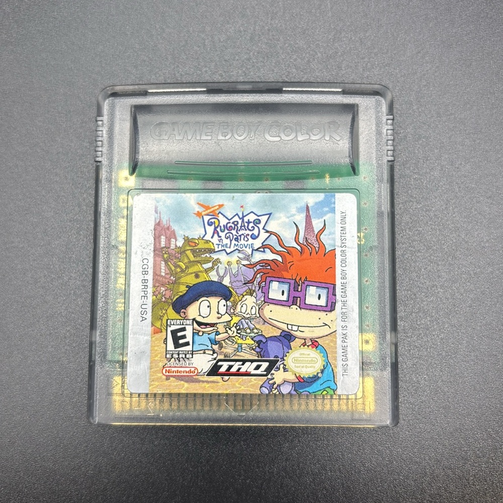 Nickelodeon's Rugrats In Paris: The Movie Game For The Nintendo Gameboy Color